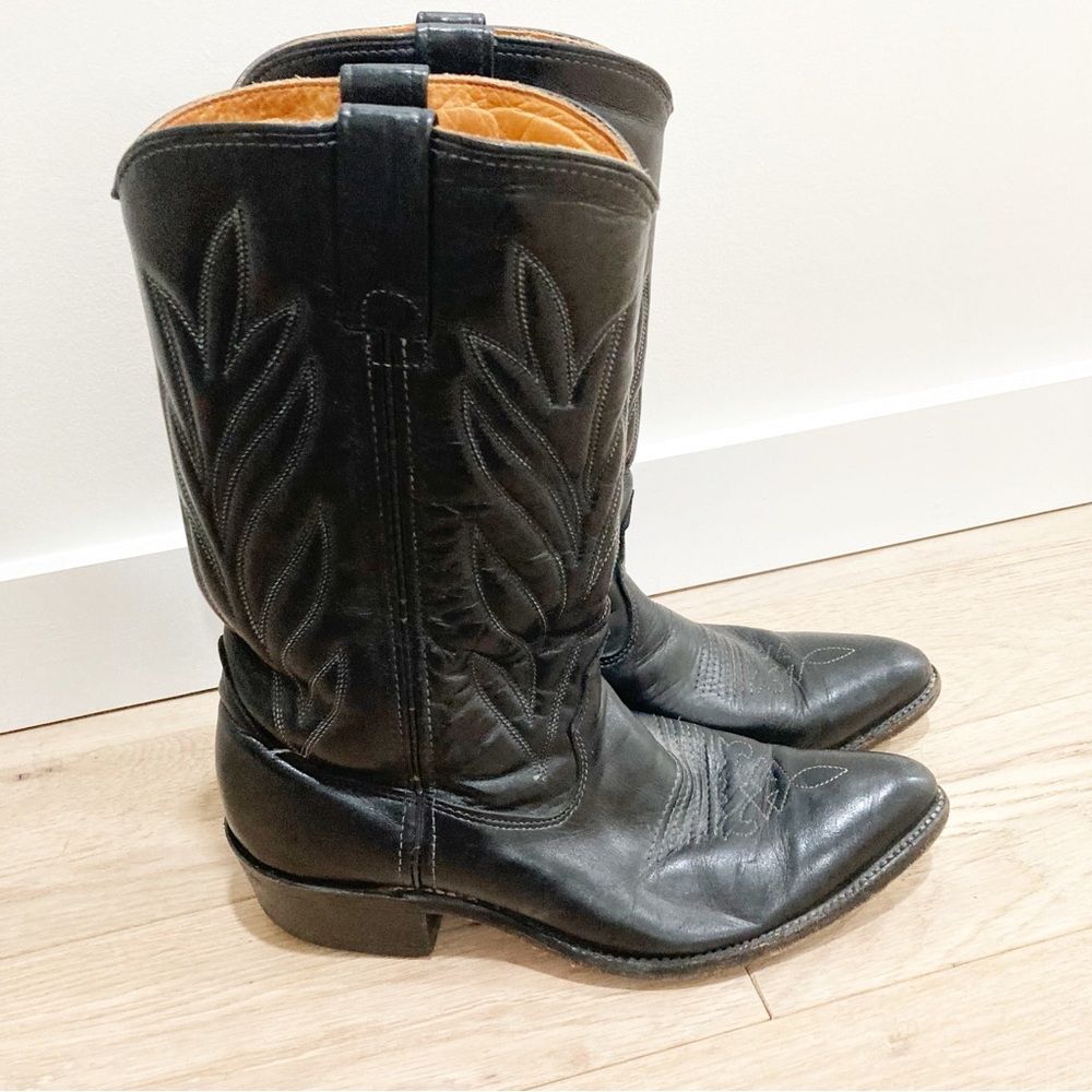 Double H Black Cowboy & Western Boots 9.5D